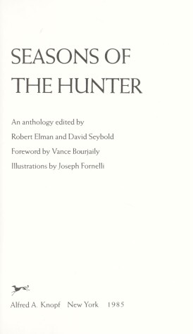 Book cover for Seasons of the Hunter