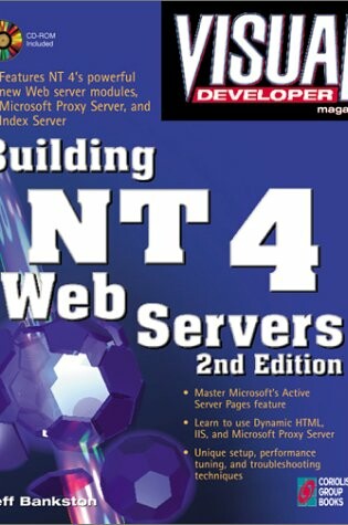 Cover of Visual Developer for Creating NT 4 Web Servers