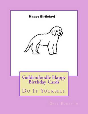 Book cover for Goldendoodle Happy Birthday Cards