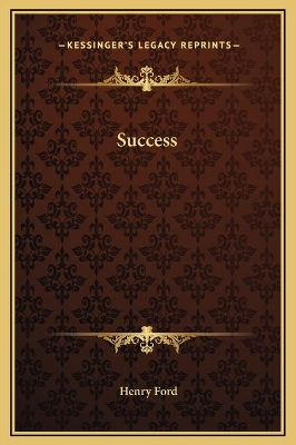 Book cover for Success