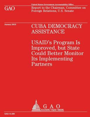 Book cover for Cuba Democracy Assistance