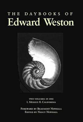 Book cover for The Daybooks of Edward Weston