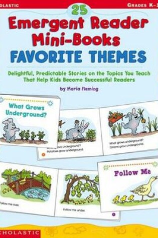 Cover of 25 Thematic Mini Books for Emergent Readers