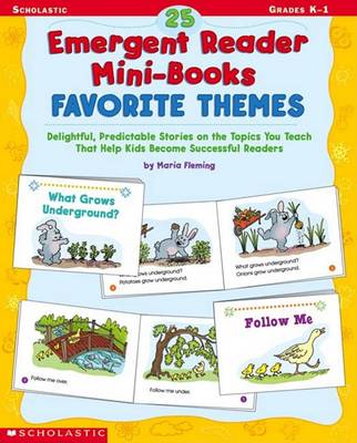 Book cover for 25 Thematic Mini Books for Emergent Readers