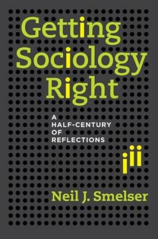 Cover of Getting Sociology Right