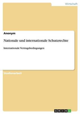 Book cover for Nationale Und Internationale Schutzrechte