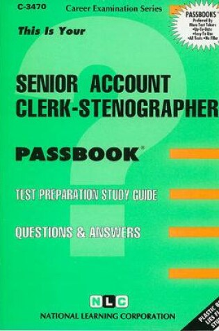 Cover of Senior Account Clerk-Stenographer