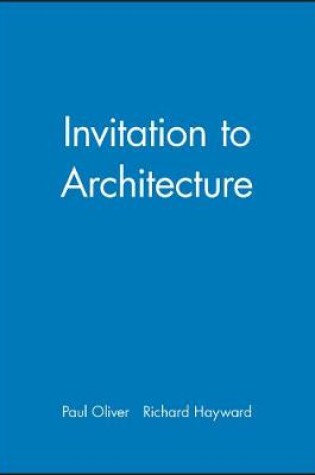 Cover of Invitation to Architecture