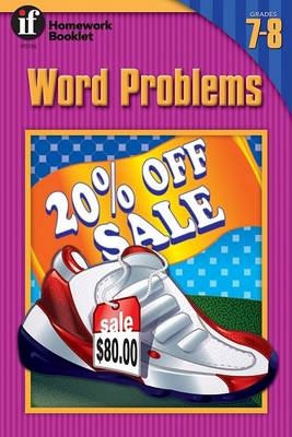 Cover of Word Problems Homework Booklet, Grades 7 - 8