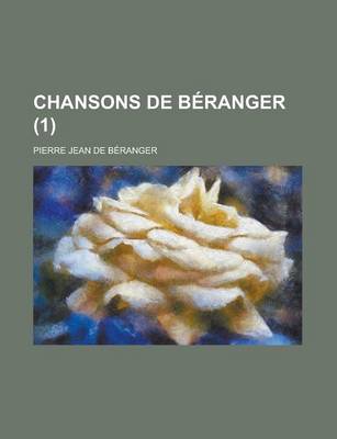 Book cover for Chansons de Beranger (1 )