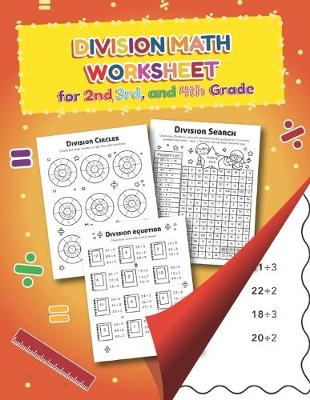 Book cover for My First Workbook of Division Practice Workbook and Activity Sheets