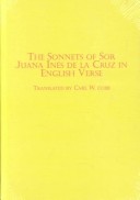 Cover of The Sonnets of Sor Juana Ines de la Cruz in English Verse