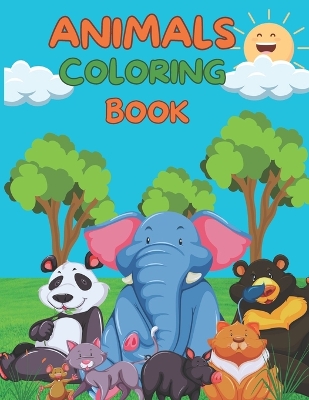 Book cover for Animals Coloring Book