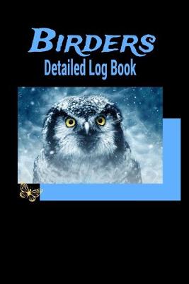 Book cover for Birders Detailed Log Book