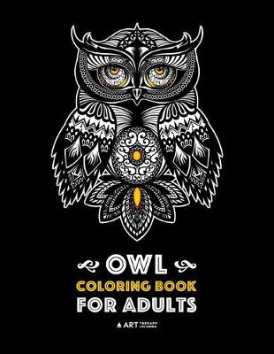 Book cover for Owl Coloring Book for Adults