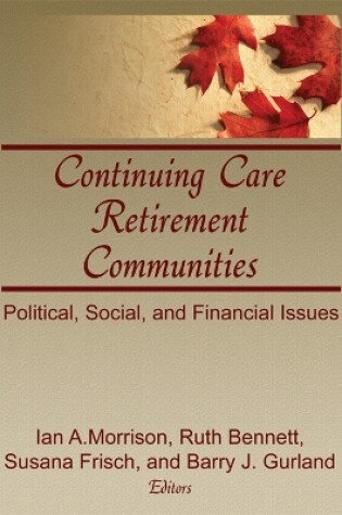 Cover of Continuing Care Retirement Communities