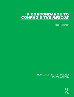 Cover of A Concordance to Conrad's The Rescue