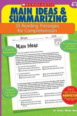 Cover of Main Ideas & Summarizing