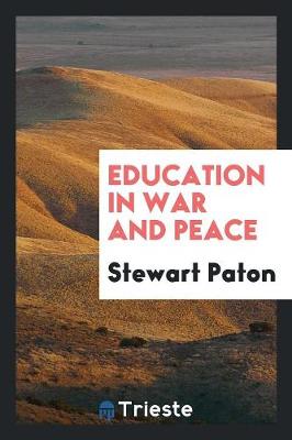 Book cover for Education in War and Peace