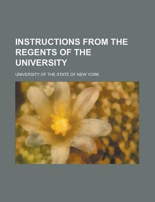 Book cover for Instructions from the Regents of the University