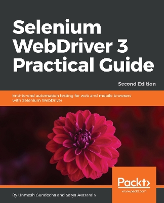 Book cover for Selenium WebDriver 3 Practical Guide