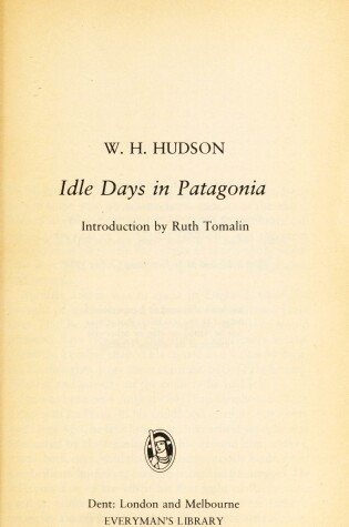 Cover of Idle Days in Patagonia