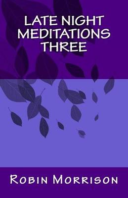 Book cover for Late Night Meditations Three