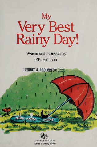 Cover of My Very Best Rainy Day