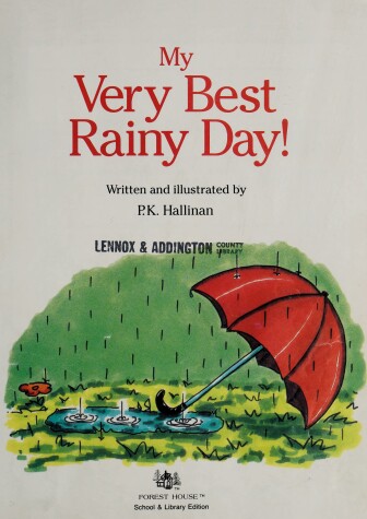 Book cover for My Very Best Rainy Day