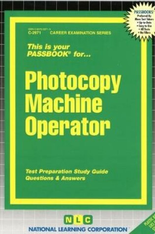 Cover of Photocopy Machine Operator