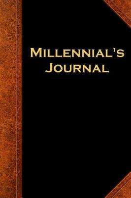 Book cover for Millennial's Journal Vintage Style