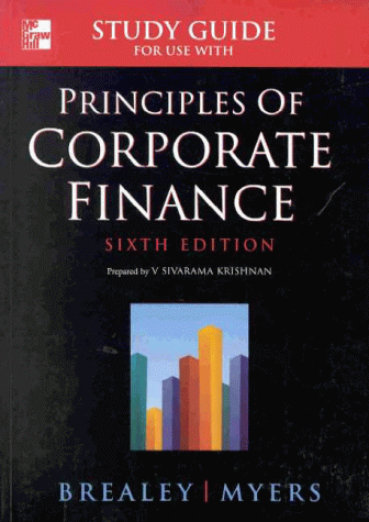 Book cover for Principles of Corporate Finance: Student Study Guide