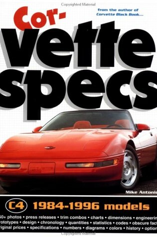 Cover of Corvette Specs