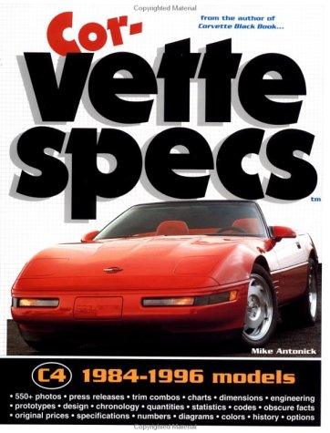 Book cover for Corvette Specs