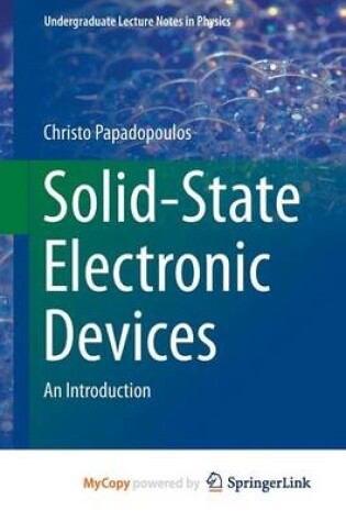 Cover of Solid-State Electronic Devices