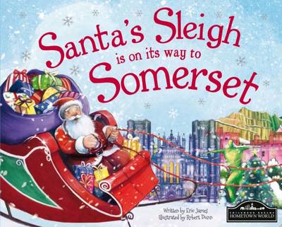 Book cover for Santa's Sleigh is on its Way to Somerset