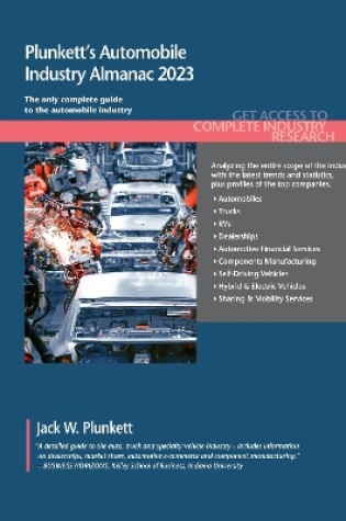 Cover of Plunkett's Automobile Industry Almanac 2023