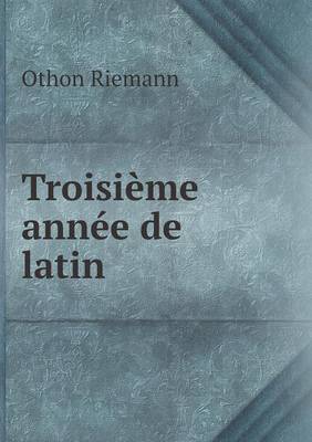 Book cover for Troisième année de latin