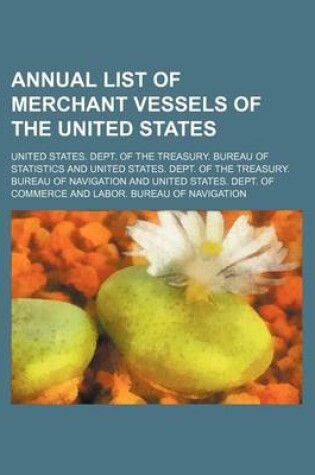 Cover of Annual List of Merchant Vessels of the United States