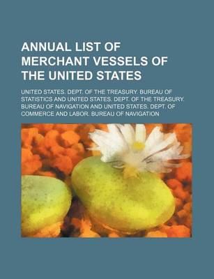 Book cover for Annual List of Merchant Vessels of the United States