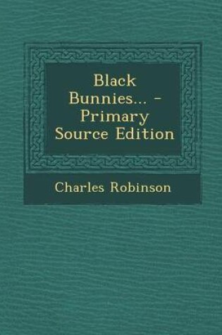 Cover of Black Bunnies...