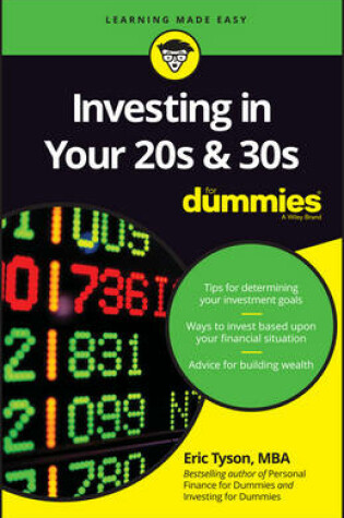 Cover of Investing in Your 20s and 30s For Dummies