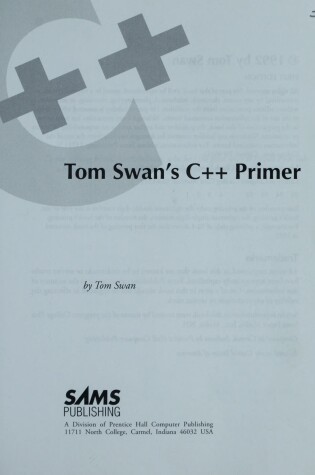 Cover of Tom Swan's C++ Primer