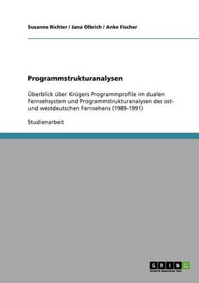 Book cover for Programmstrukturanalysen