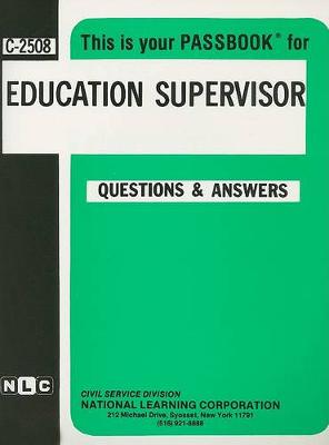 Book cover for Education Supervisor