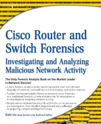 Book cover for Cisco Router and Switch Forensics