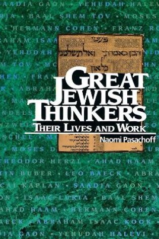 Cover of Great Jewish Thinkers