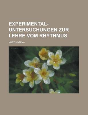 Book cover for Experimental-Untersuchungen Zur Lehre Vom Rhythmus