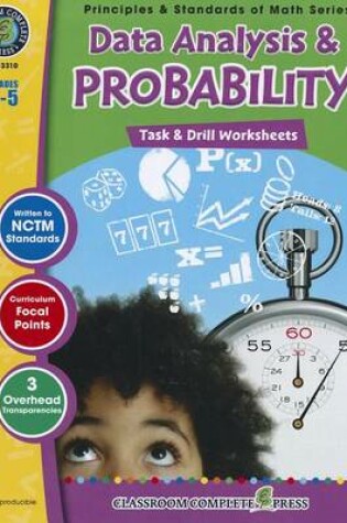 Cover of Data Analysis & Probability: Task & Drill Sheets, Grades 3-5