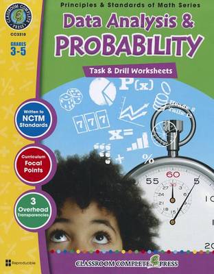 Cover of Data Analysis & Probability: Task & Drill Sheets, Grades 3-5